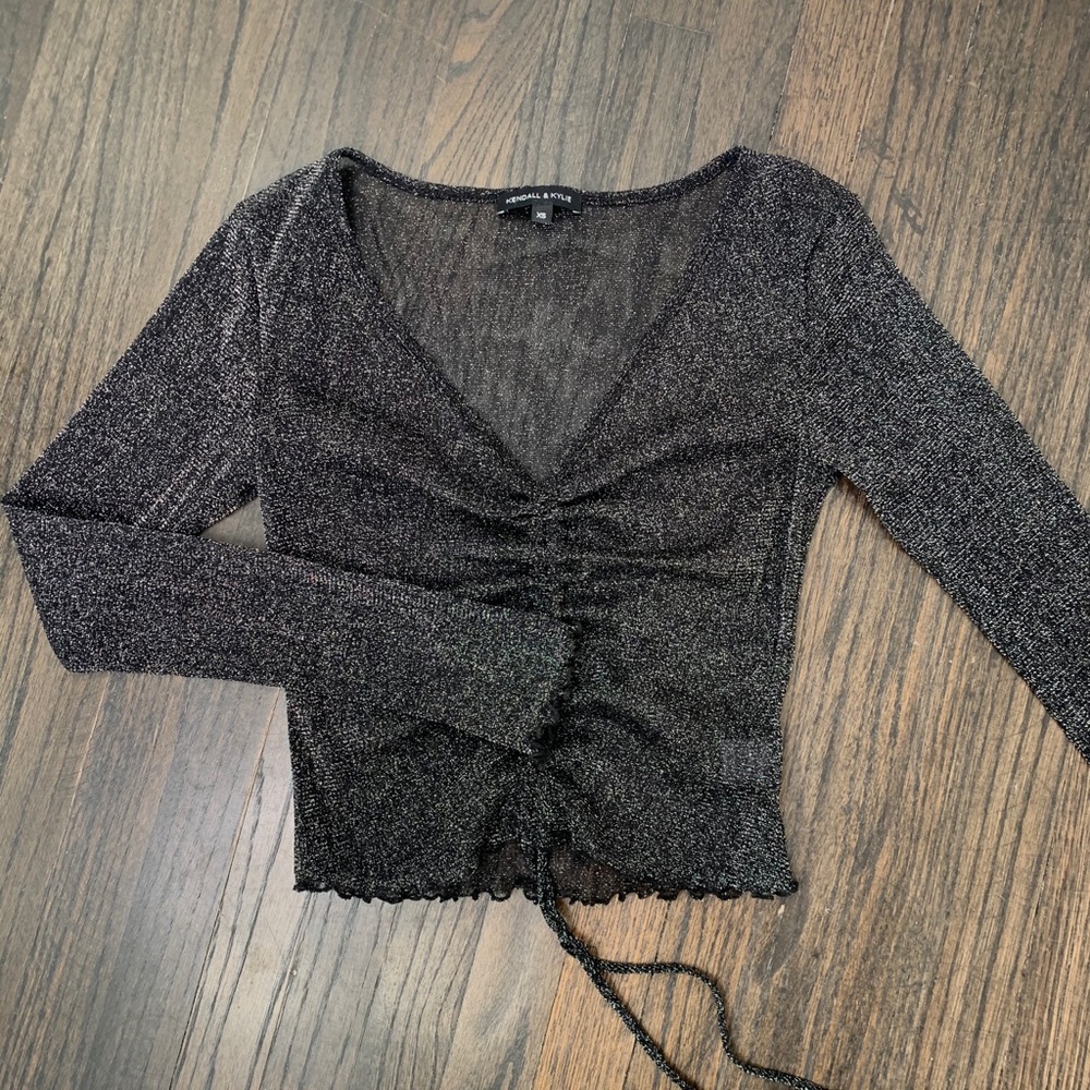 Sheer Sparly Long Sleeve
